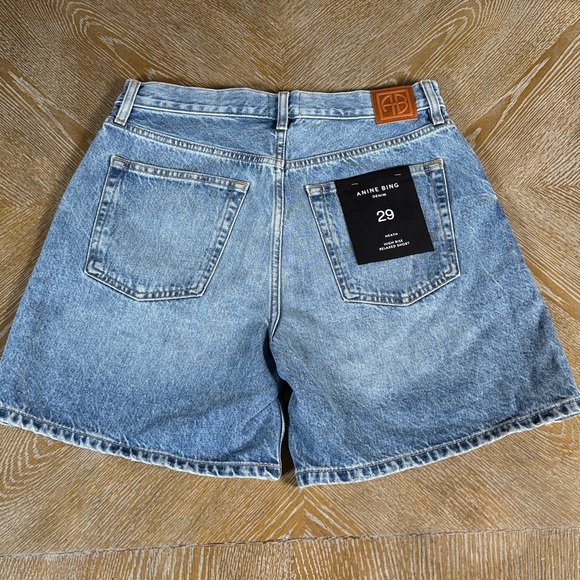 ANINE BING Heath Summer Blue Denim Short 29 - Picture 11 of 13